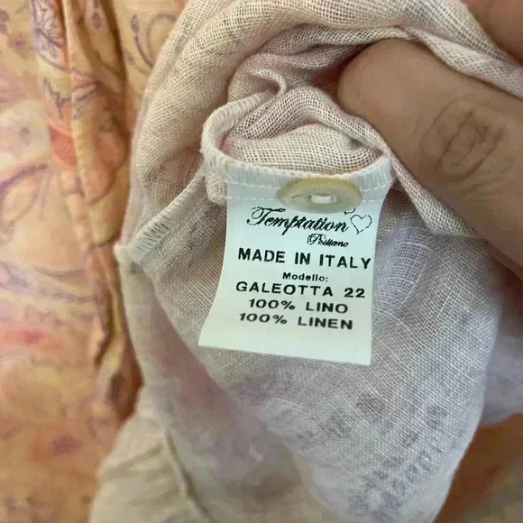 Temptation Positano // EUC Galeotta Dress in Pink Paisley - Picture 8 of 8